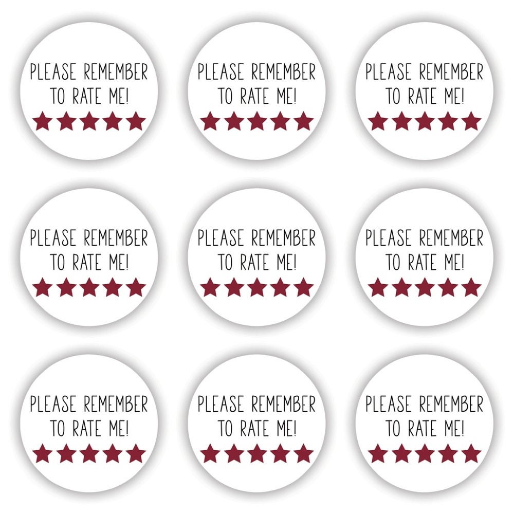 96 Posh Packaging Sticker Labels 2" Round Poshmark - Picture 3 of 5